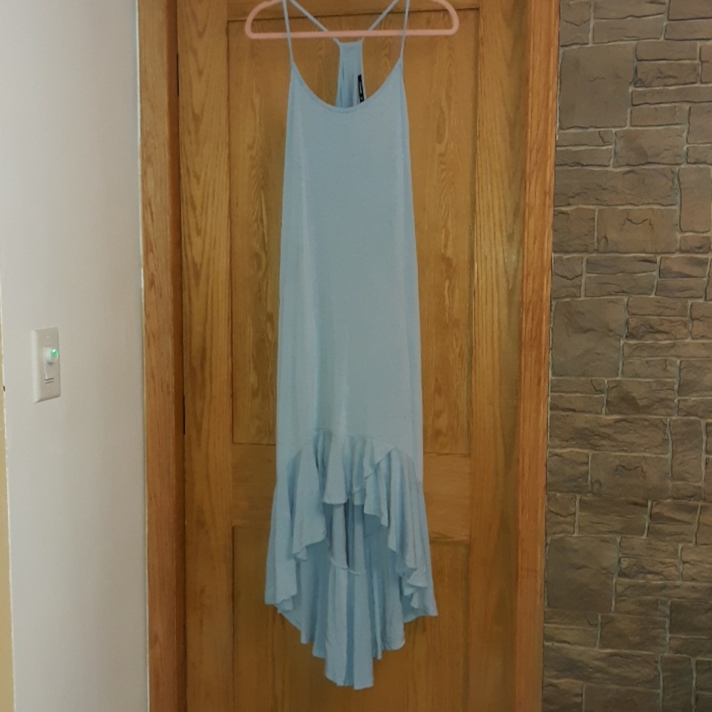 Baby blue dress